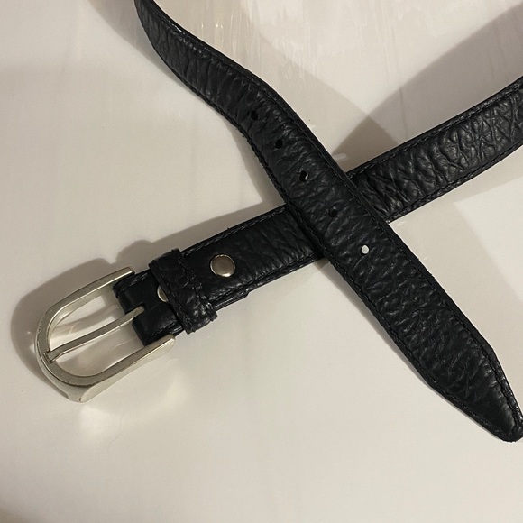 EUC Overland Genuine American Bison Leather Belt, Made in USA, Sz 40, Neutral - Picture 9 of 16